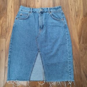 TOPSHOP Denim skirt